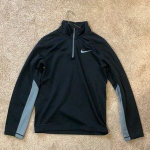 Black Nike Therma-Fit Quarter Zip